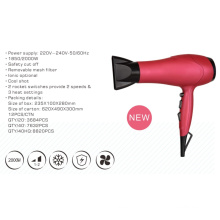 2017 New Professional Hair Blow Dryer Factory Wholesale with Negative Ion Generator